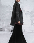 ♥ROSE PANEL CONTRAST JACKET