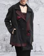 ♥ROSE PANEL CONTRAST JACKET
