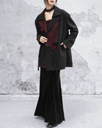 ♥ROSE PANEL CONTRAST JACKET