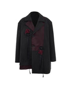 ♥ROSE PANEL CONTRAST JACKET