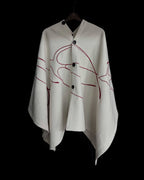 ♥SWALLOW EMBROIDERED MULTI-WAY CAPE