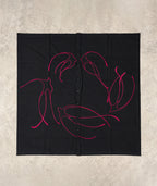 ♥SWALLOW EMBROIDERED MULTI-WAY CAPE