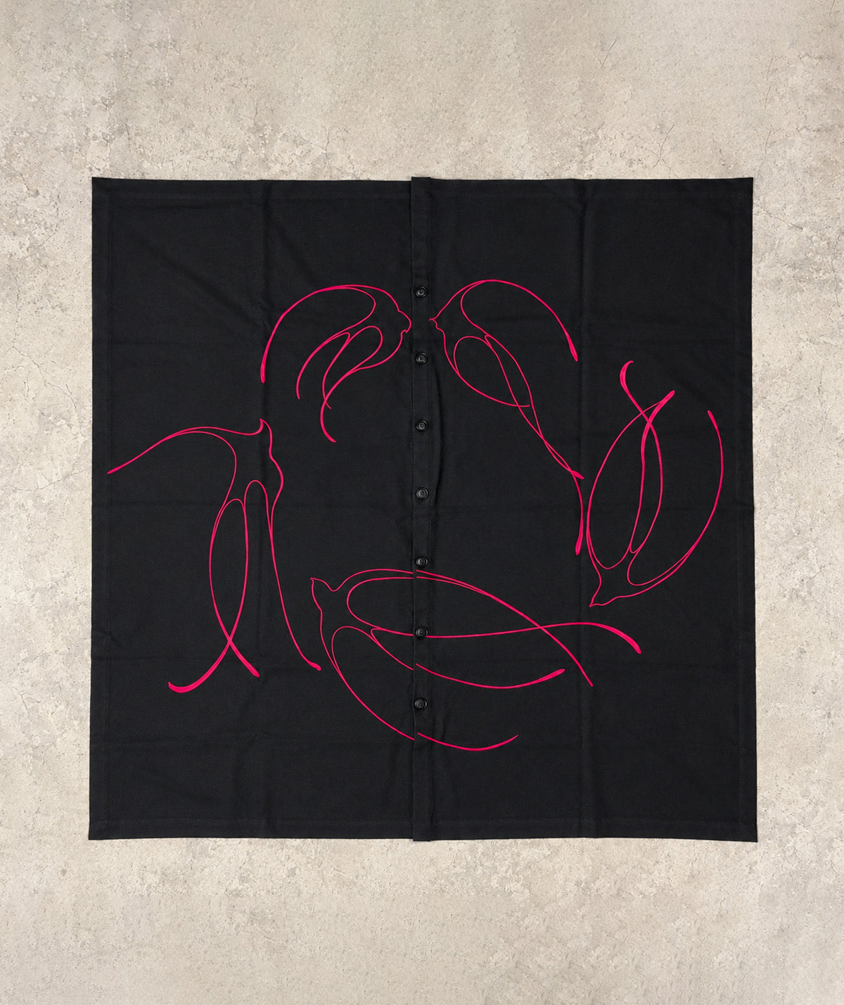 ♥SWALLOW EMBROIDERED MULTI-WAY CAPE