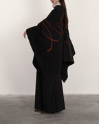♥SWALLOW EMBROIDERED MULTI-WAY CAPE