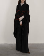 ♥SWALLOW EMBROIDERED MULTI-WAY CAPE
