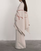 ♥SWALLOW EMBROIDERED MULTI-WAY CAPE