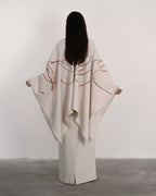 ♥SWALLOW EMBROIDERED MULTI-WAY CAPE