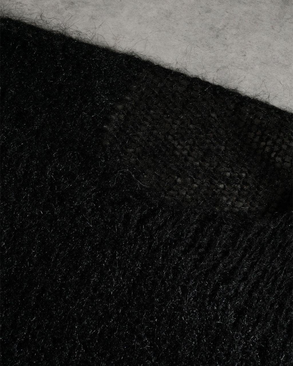 ♥SHEER PANEL RELAXED KNIT