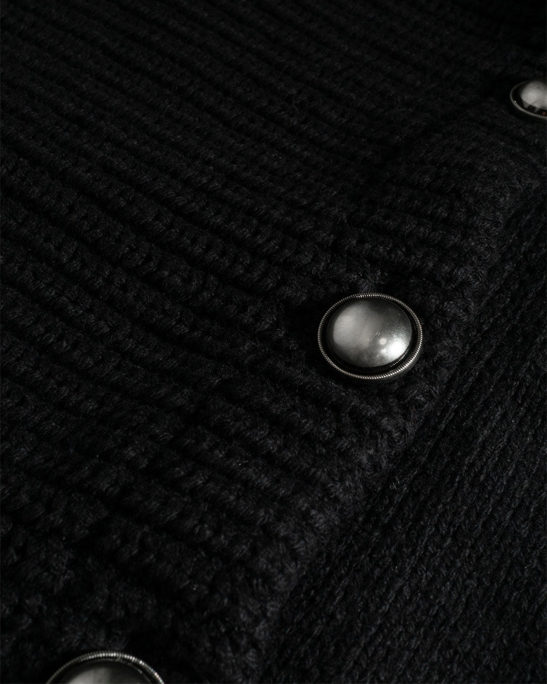 ♥ASYMMETRIC TEXTURE MIX KNIT CARDIGAN