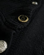 ♥ASYMMETRIC TEXTURE MIX KNIT CARDIGAN