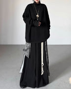 ♥DEEP V-NECK OVERSIZED SWEATER