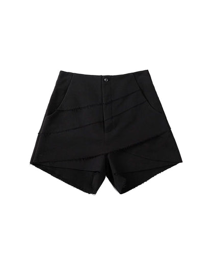 ♥ASYMMETRY LAYERED SHORTS