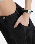 ♥ULTRA WIDE NYLON CARGO PANTS