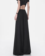♥LACE TIE WIDE PANTS
