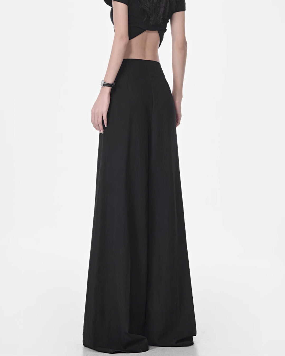 ♥LACE TIE WIDE PANTS