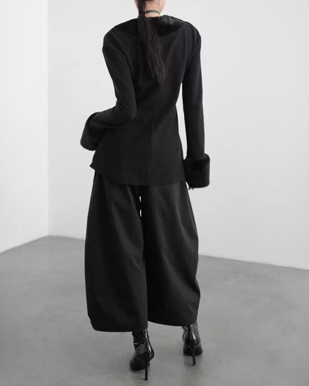 ♥DOUBLE WAIST LAYERED BALLOON PANTS