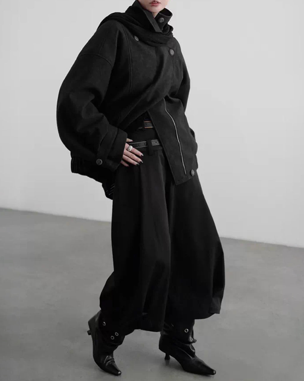 ♥DOUBLE WAIST LAYERED BALLOON PANTS