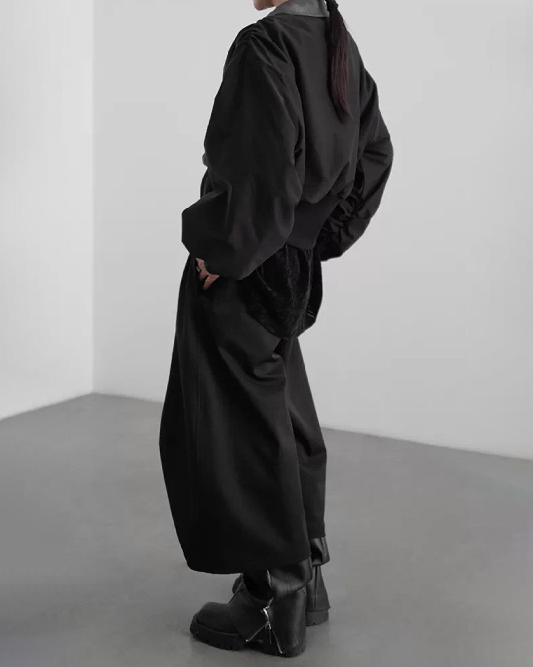 ♥DOUBLE WAIST LAYERED BALLOON PANTS