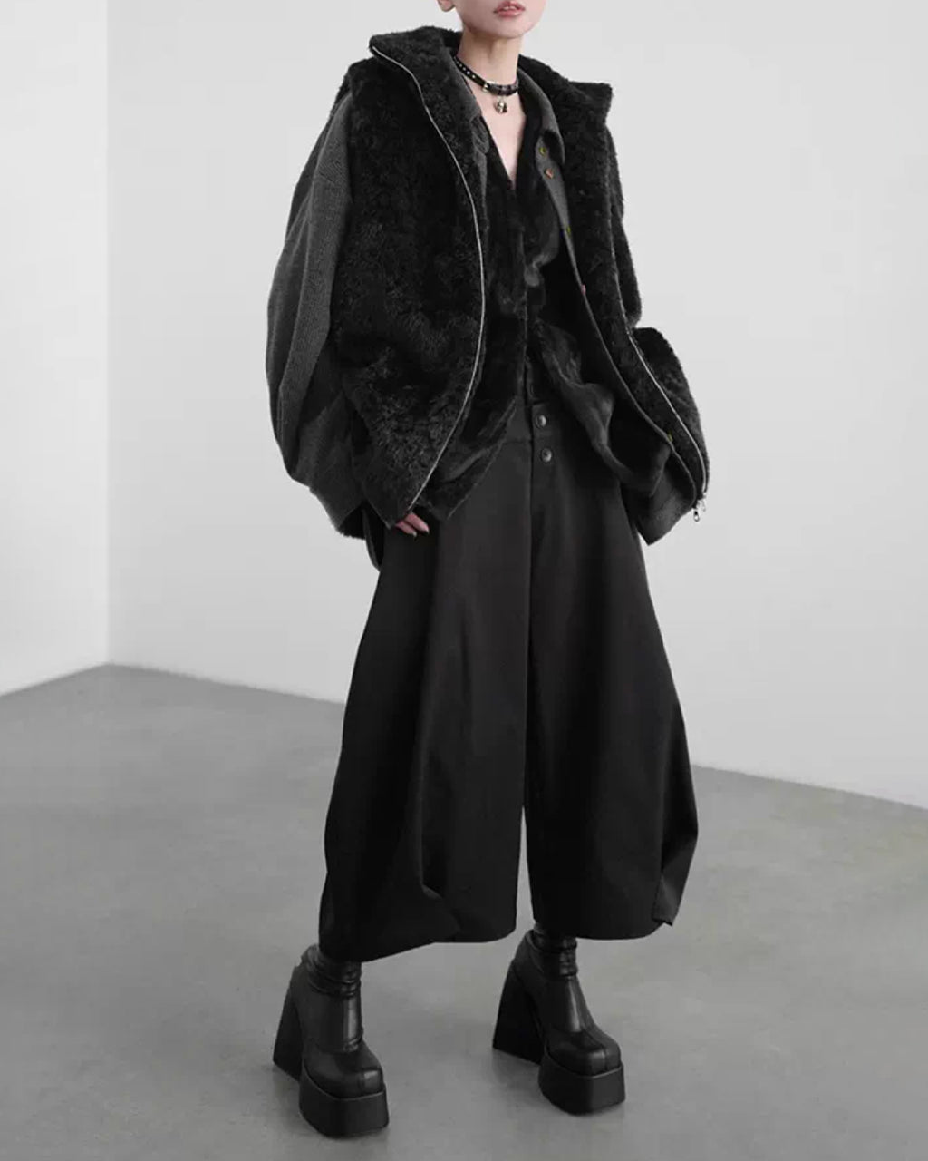 ♥DOUBLE WAIST LAYERED BALLOON PANTS