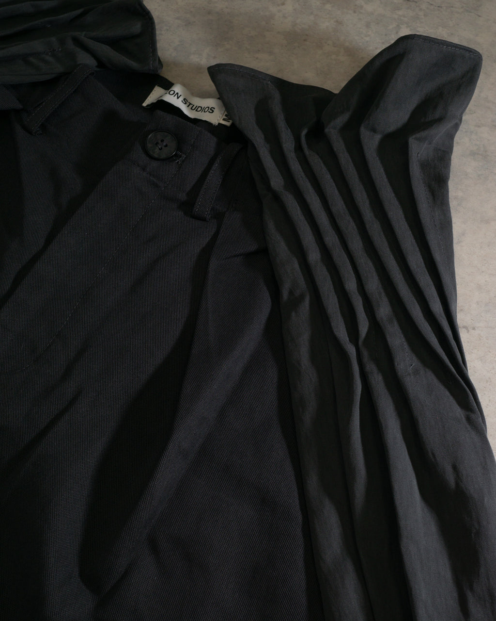 ♥PLEATED DRAWSTRING HEM LANTERN PANTS