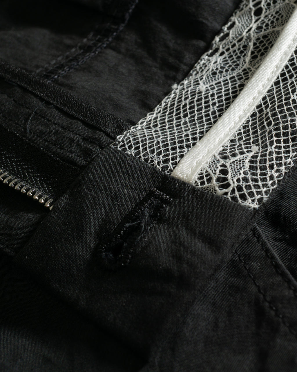 ♥DOUBLE WAIST WIDE CARGO PANTS