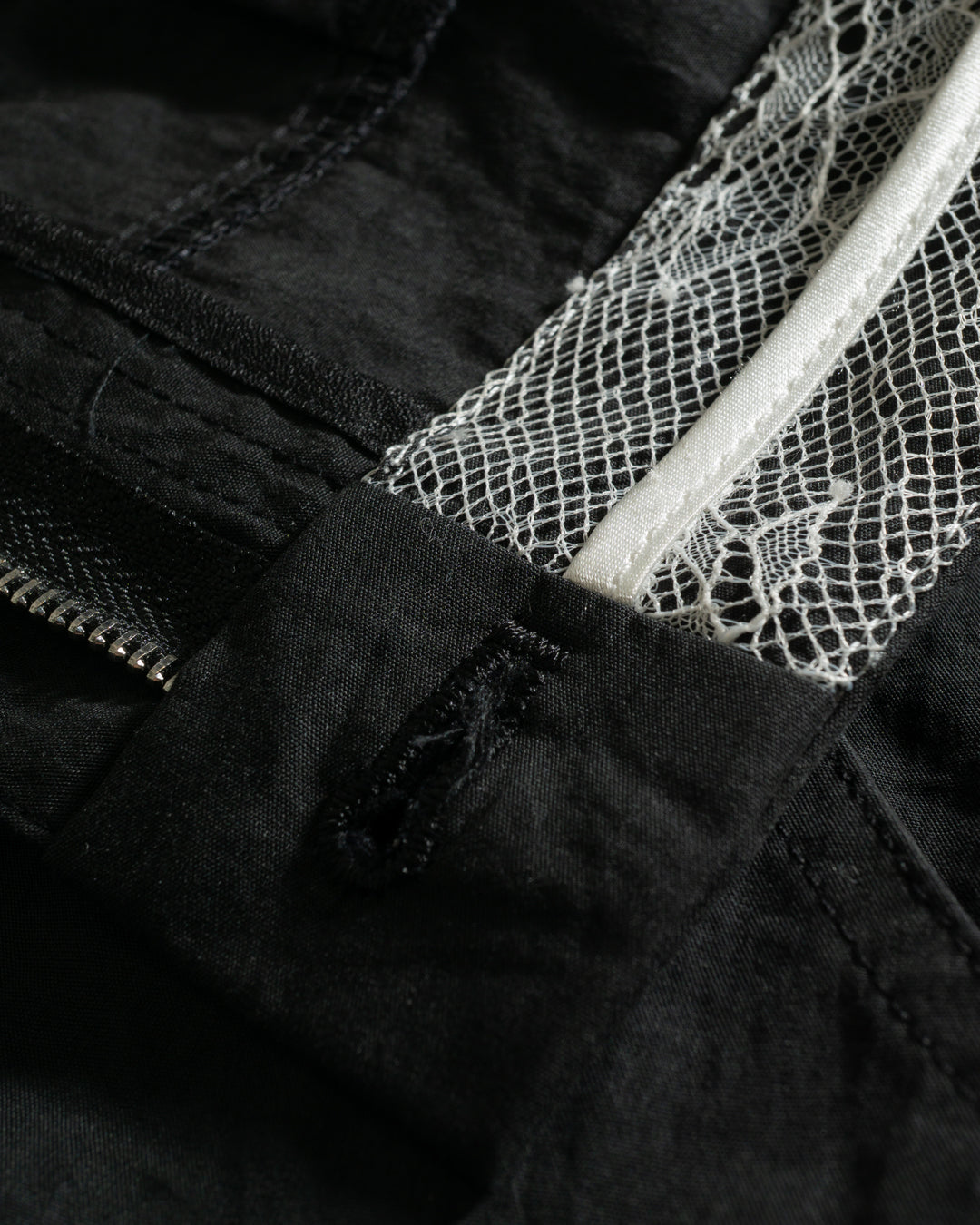 ♥DOUBLE WAIST WIDE CARGO PANTS
