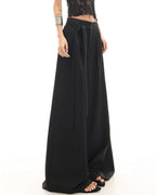 ♥TUCKED WIDE LEG TIE PANTS