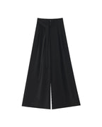 ♥TUCKED WIDE LEG TIE PANTS