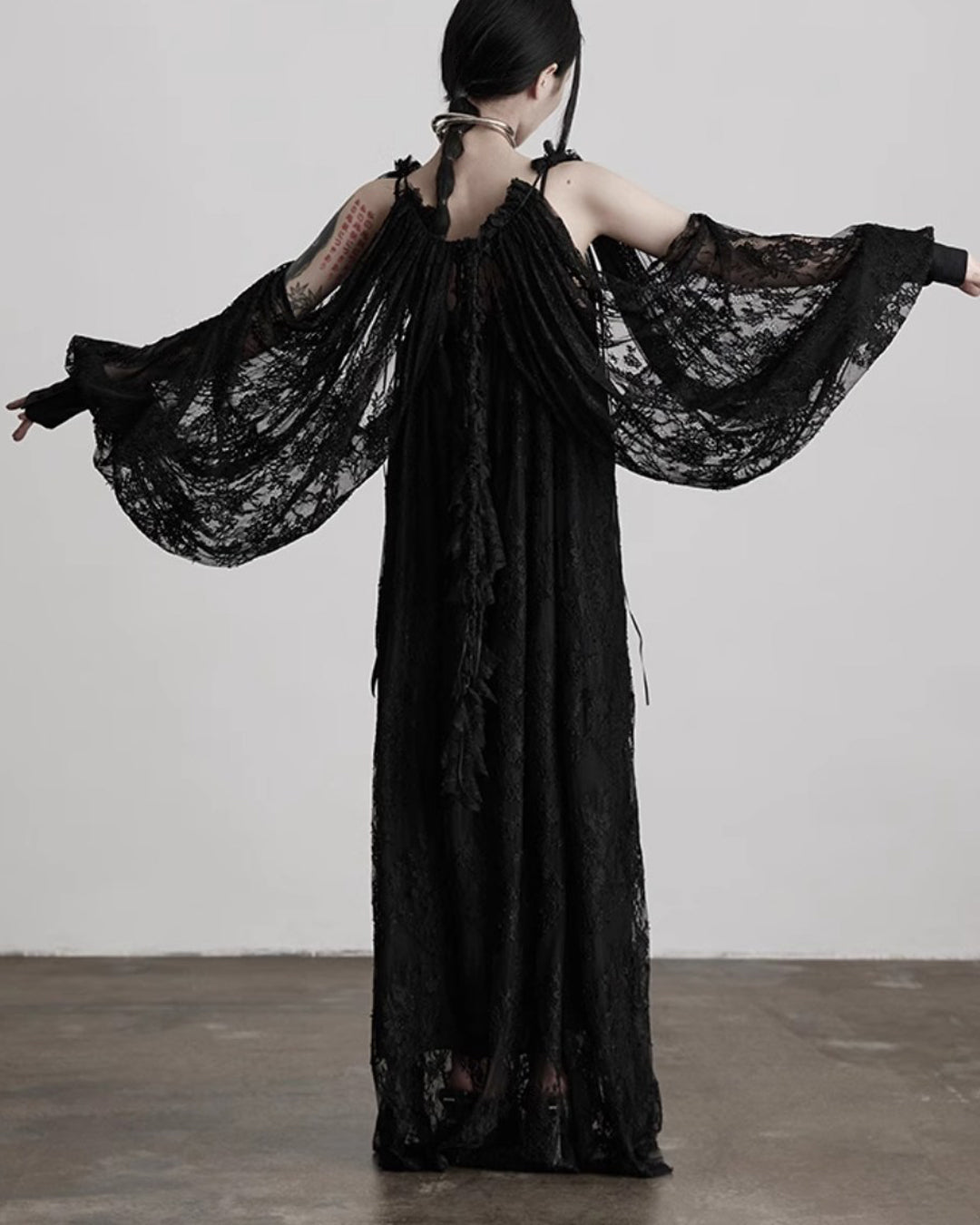 ♥LACE WING SLEEVE SHAWL