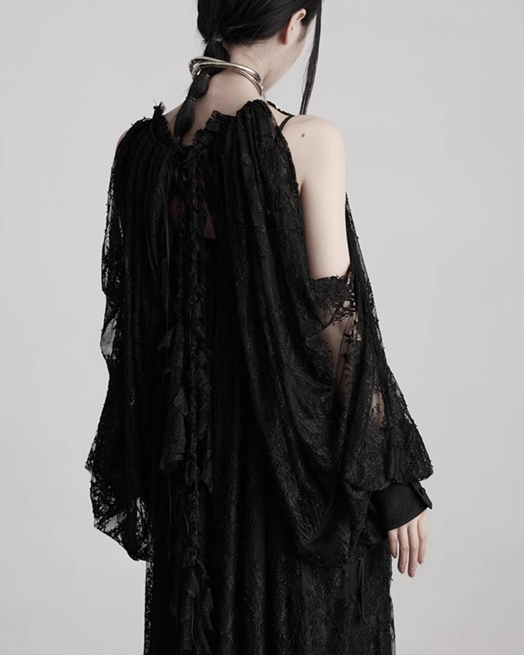 ♥LACE WING SLEEVE SHAWL