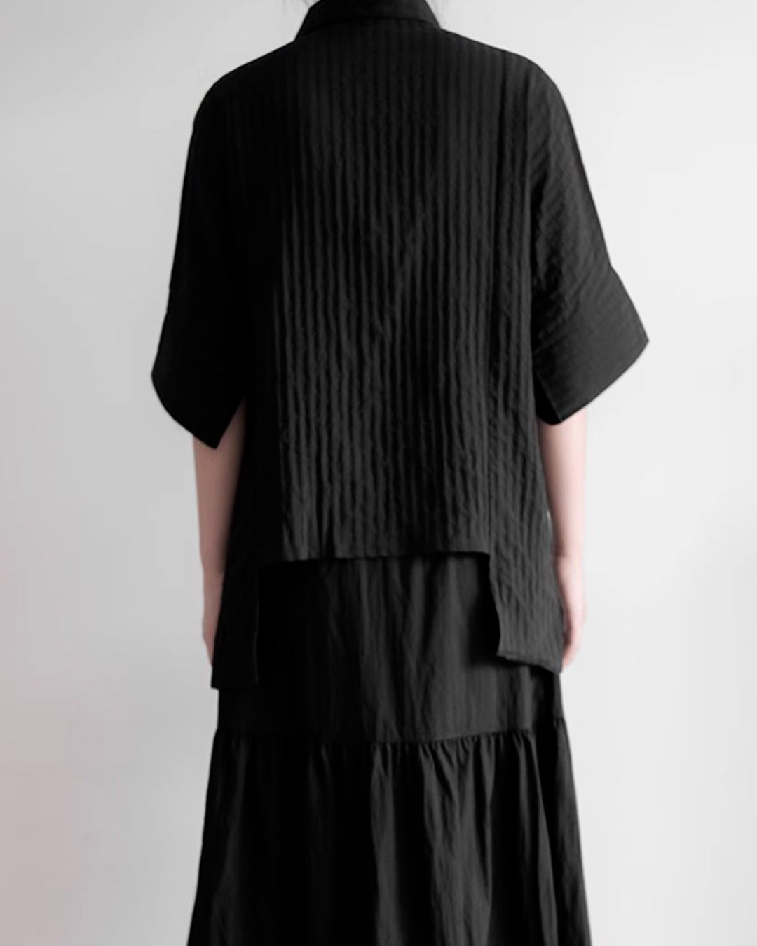 ♥CROSS HEM SHIRT