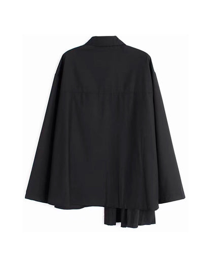 ♥LEFT FLAP PANEL SHIRT