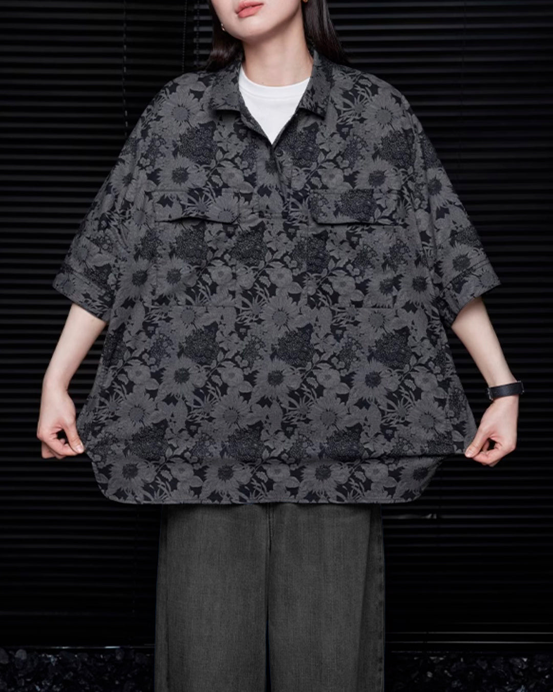 ♥MONOFLORAL PULLOVER SHIRT