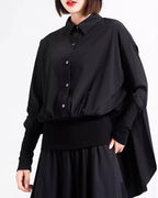 ♥CROW CAPE SHIRT