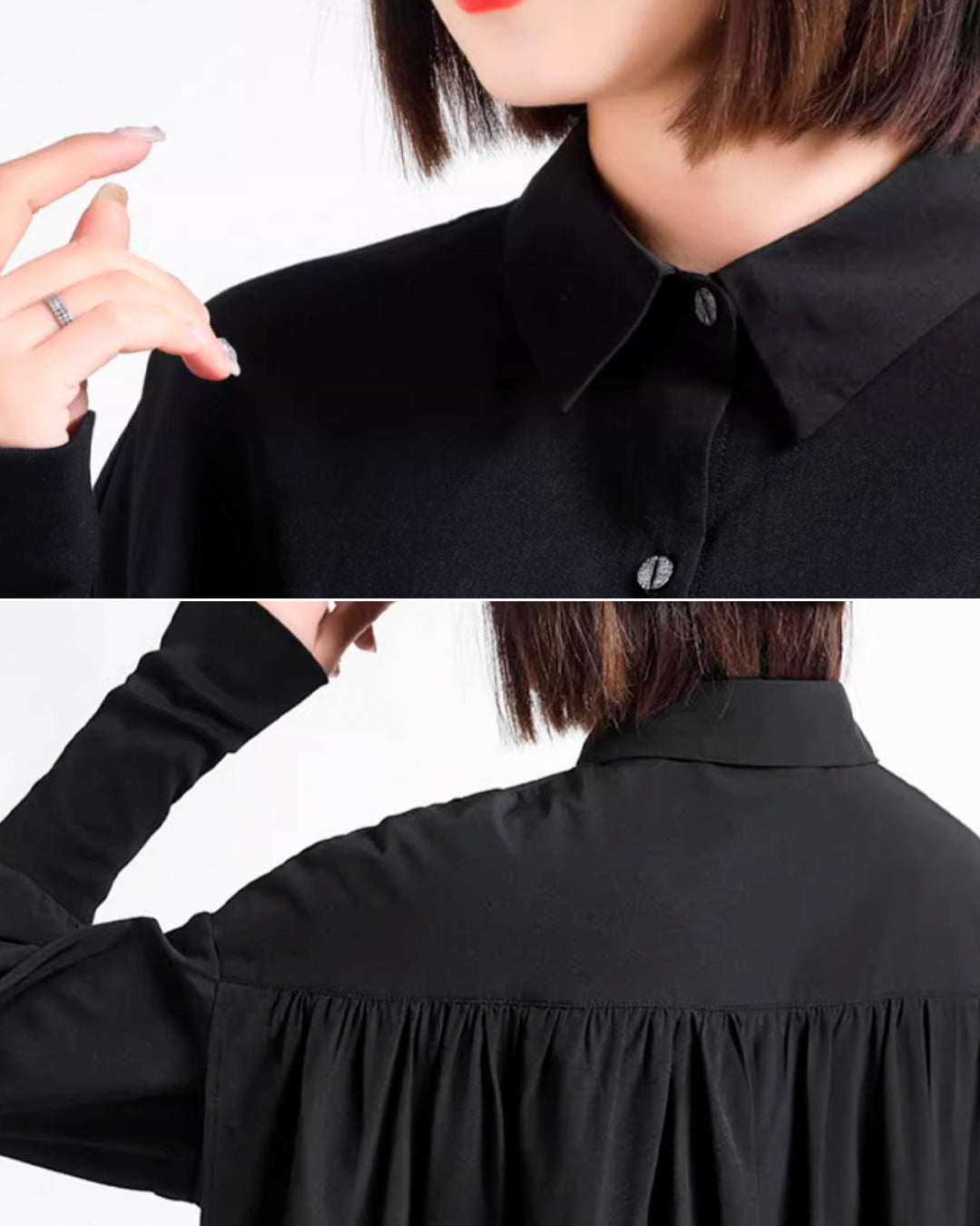 ♥CROW CAPE SHIRT