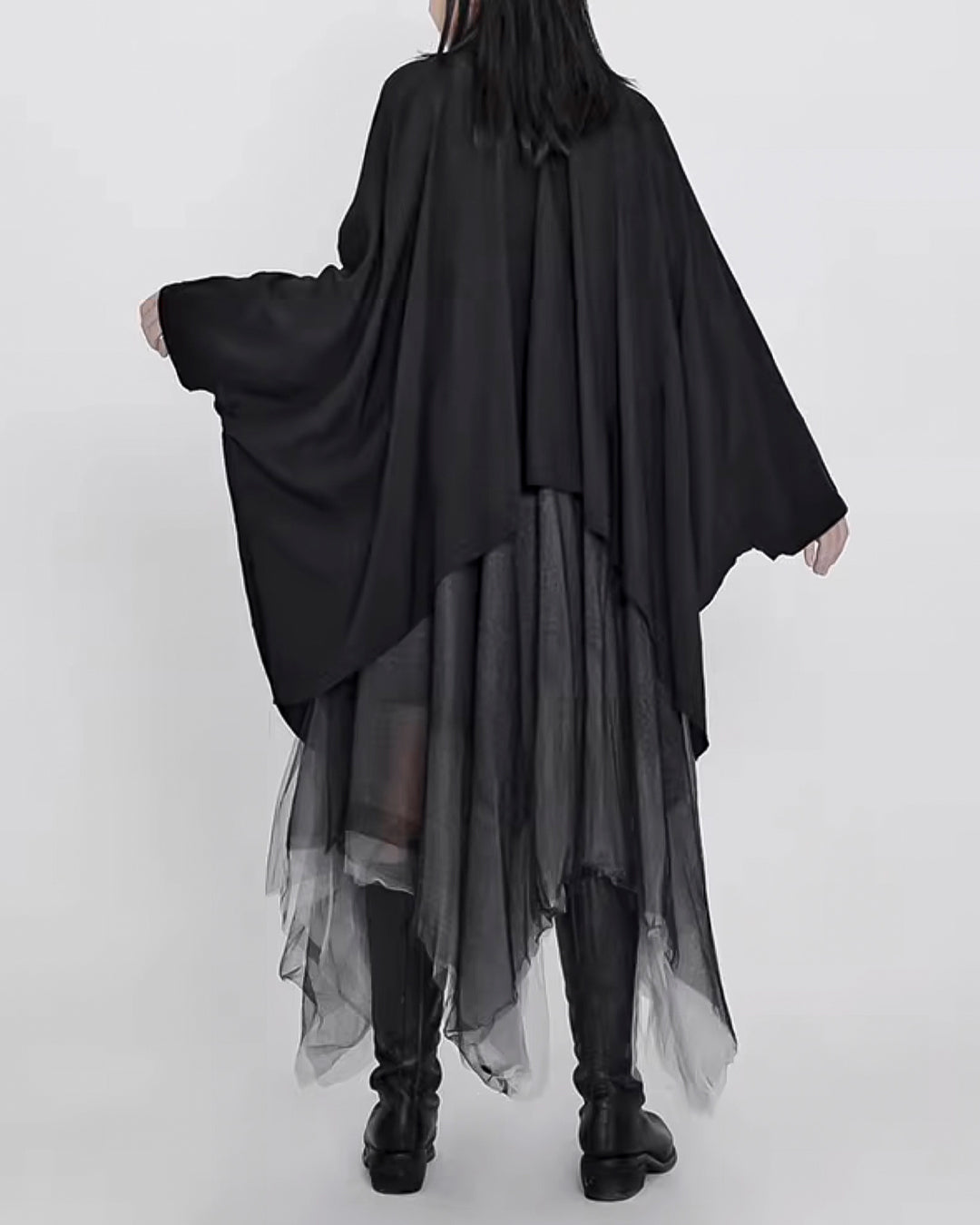 ♥MIDNIGHT WING CAPE SHIRT