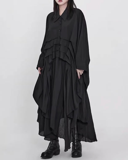 ♥MIDNIGHT WING CAPE SHIRT