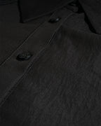 ♥CURVED LACE PANEL LONG SHIRT