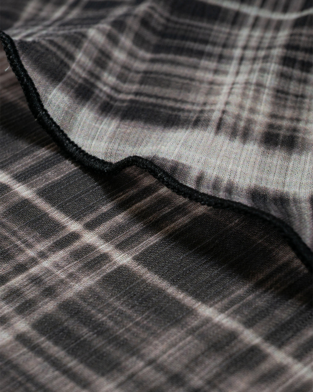 ♥SHEER RUFFLE CASCADE LONG SHIRT