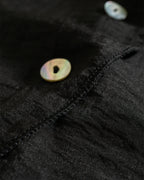 ♥LAYERED PANEL SHIRT with DRAPE SCARF