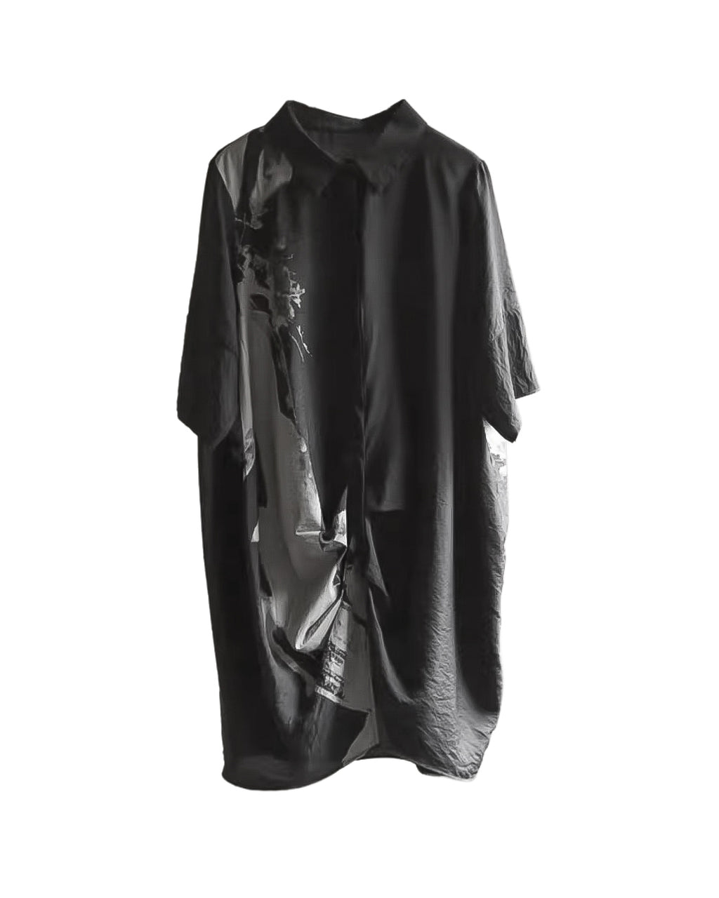 ♥INK-BRUSH HALF SLEEVE LONG SHIRT