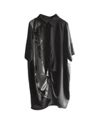 ♥INK-BRUSH HALF SLEEVE LONG SHIRT