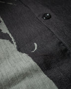 ♥INK-BRUSH HALF SLEEVE LONG SHIRT