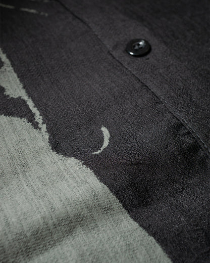 ♥INK-BRUSH HALF SLEEVE LONG SHIRT