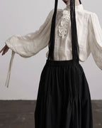 ♥VINTAGE RUFFLE FRONT BLOUSE