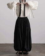 ♥VINTAGE RUFFLE FRONT BLOUSE