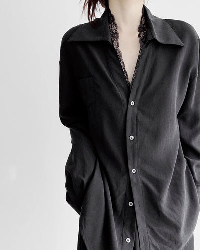 ♥LACE TRIM SHIRT