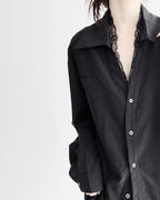 ♥LACE TRIM SHIRT