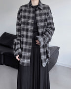 ♥RHINESTONE EMBELLISHED CHECK SHIRT