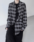 ♥RHINESTONE EMBELLISHED CHECK SHIRT